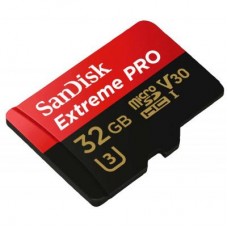 Карта памяти SanDisk 32GB microSD class 10 V30 A1 UHS-I U3 4K Extreme Pro (SDSQXCG-032G-GN6MA)