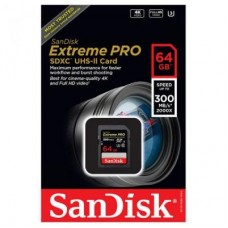 Карта памяти SanDisk 64GB SDXC class 10 UHS-II 4K Extreme Pro (SDSDXPK-064G-GN4IN)