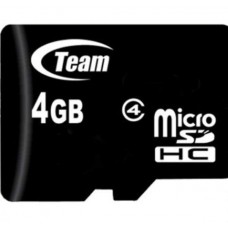 Карта памяти TEAM 8 GB microSDHC Class 4 TUSDH8GCL402