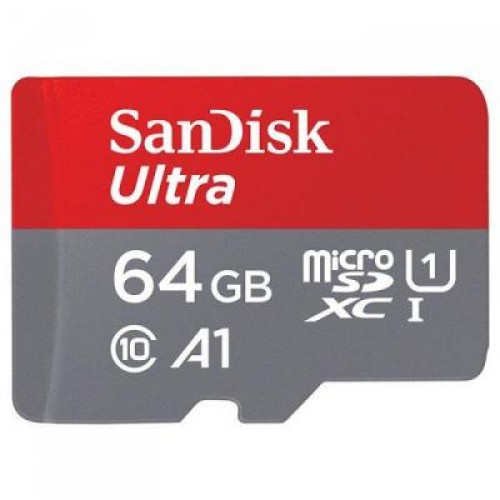 Карта памяти SanDisk 64GB microSDXC class 10 UHS-I A1 Ultra (SDSQUAR-064G-GN6TA)