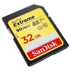 Карта памяти SanDisk 32GB SDHC class 10 UHS-I U3 4K Extreme (SDSDXVE-032G-GNCIN)