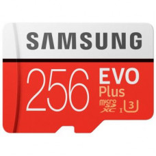 Карта памяти Samsung 256GB microSDXC class 10 UHS-I U3 Evo Plus (MB-MC256GA/RU)