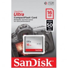 Карта памяти SanDisk 16Gb Compact Flash Ultra (SDCFHS-016G-G46)