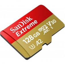 Карта памяти SanDisk 128GB microSDXC class 10 UHS-I U3 A2 Extreme Pro V30 (SDSQXA1-128G-GN6MA)
