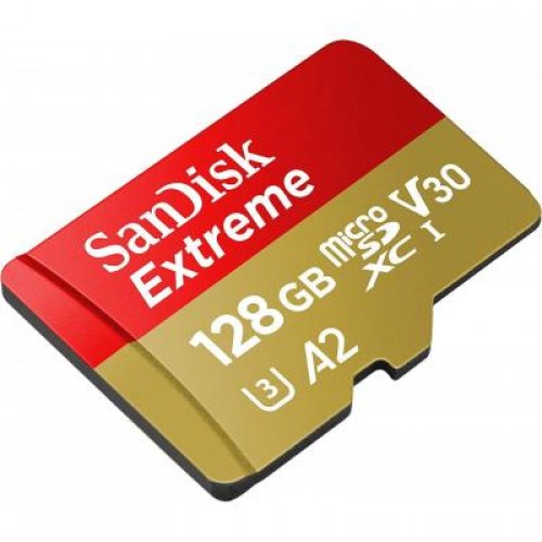 Карта памяти SanDisk 128GB microSDXC class 10 UHS-I U3 A2 Extreme Pro V30 (SDSQXA1-128G-GN6MA)