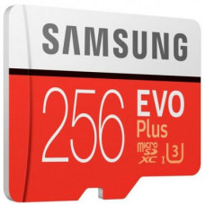 Карта памяти Samsung 256GB microSDXC class 10 UHS-I U3 Evo Plus (MB-MC256GA/RU)