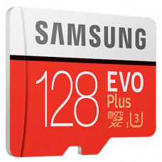 Карта памяти Samsung 128GB microSD class 10 EVO PLUS UHS-I (MB-MC128GA/RU)