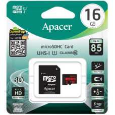 Карта памяти Apacer 16GB microSDHC Class10 UHS-I (AP16GMCSH10U5-R)