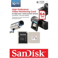 Карта памяти SanDisk 64GB microSDXC class 10 High Endurance Video Monitoring (SDSDQQ-064G-G46A)