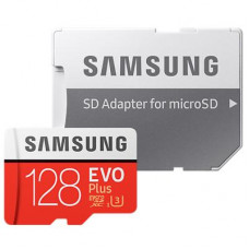 Карта памяти Samsung 128GB microSD class 10 EVO PLUS UHS-I (MB-MC128GA/RU)