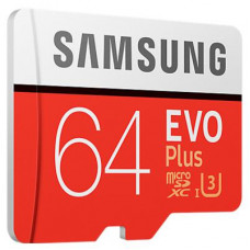 Карта памяти Samsung 64GB microSD class 10 EVO PLUS UHS-I (MB-MC64GA/RU)