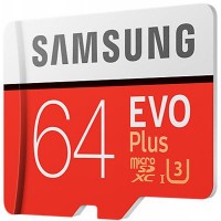 Карта памяти Samsung 64GB microSD class 10 EVO PLUS UHS-I (MB-MC64GA/RU)