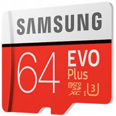 Карта памяти Samsung 64GB microSD class 10 EVO PLUS UHS-I (MB-MC64GA/RU)