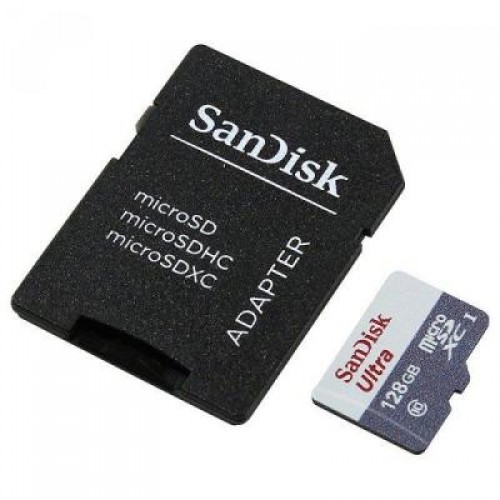 Карта памяти SanDisk 128GB microSDXC class 10 UHS-I Ultra (SDSQUNS-128G-GN6TA)