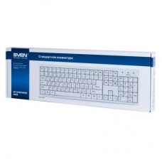 Клавиатура SVEN 303 Standard USB, white