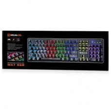 Клавиатура REAL-EL M47 RGB, black