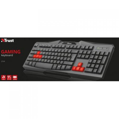 Клавиатура Trust Ziva gaming keyboard UKR (22114)