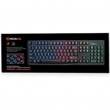 Клавиатура REAL-EL 7000 Comfort Backlit, black
