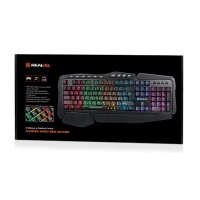 Клавиатура REAL-EL Gaming 8900 RGB Macro USB черный UAH
