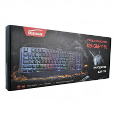 Клавиатура Greenwave KB-GM-115L (R0015183) Black USB