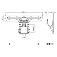 Кронштейн Brateck LED-13Q