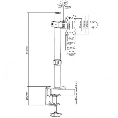 Кронштейн ITech MBES-01F (для монитора)