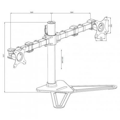 Кронштейн iiyama DS1002D-B1