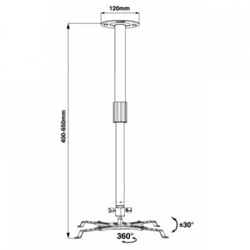 Кронштейн для проектора Walfix PB-15B