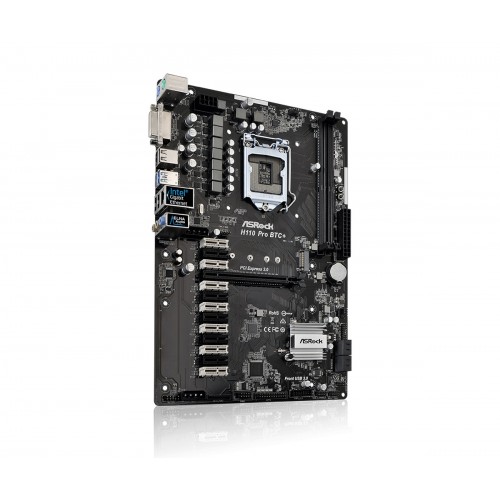 Материнская плата ASRock H110 Pro BTC+ Socket 1151