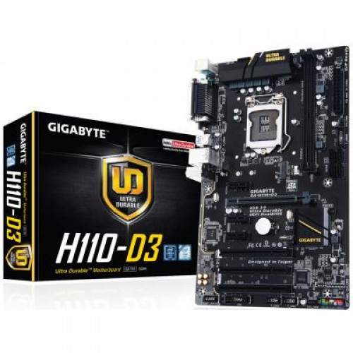 Материнская плата GIGABYTE GA-H110-D3