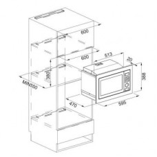 Микроволновая печь Franke FMW 250 SM G XS (131.0264.294)