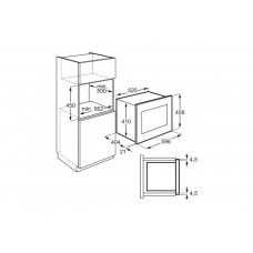 Микроволновая печь AEG MBE2658S-M