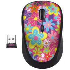 Мышь Trust Yvi Wireless Mouse flower power (20250)