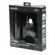 Мышь A4Tech X-710BK Black USB + коврик A4Tech X7-200MP