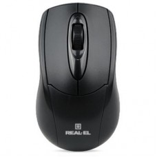 Мышь REAL-EL RM-207, USB, black
