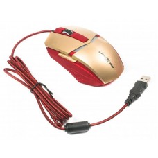 Мышь Maxxter G1 Iron Claw Gold/Red USB