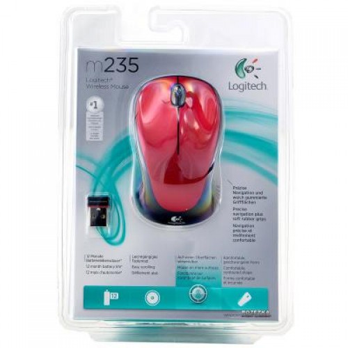 Мышь Logitech M235 Red (910-002496)