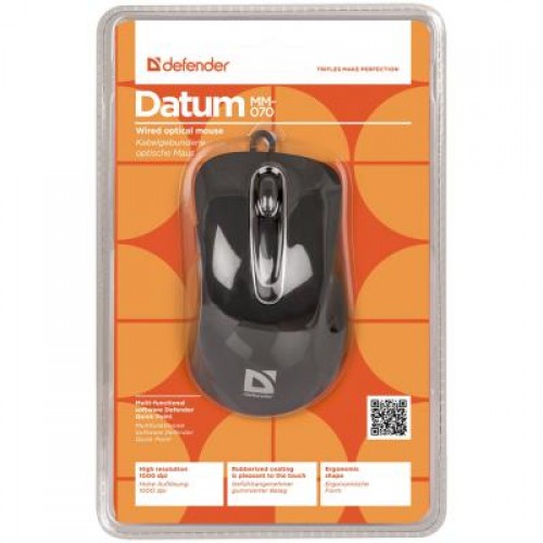 Мышь Defender Datum MM-070 Black (52070)