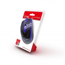 Мышь Gembird MUS-104-B Black/Blue USB
