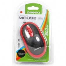 Мышь OMEGA OM-06V optical red (OM06VR)