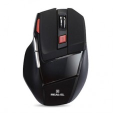 Мышь REAL-EL RM-500 Gaming, USB, black