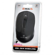 Мышь REAL-EL RM-304 black