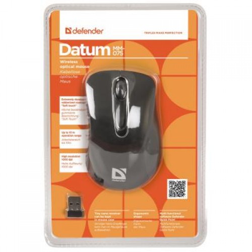 Мышь Defender Datum MM-075 Black (52075)