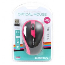 Мышь OMEGA Wireless OM-415 pink/black (OM0415PB)