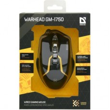 Мышь Defender Warhead GM-1750 USB Black (52750)