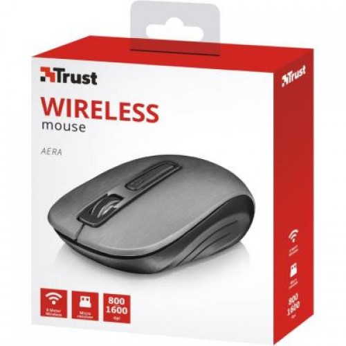 Мышь Trust Aera wireless mouse grey (22372)