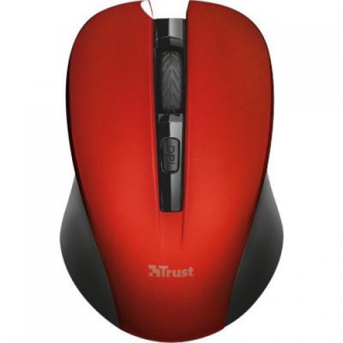 Мышь Trust Mydo Silent wireless mouse red (21871)