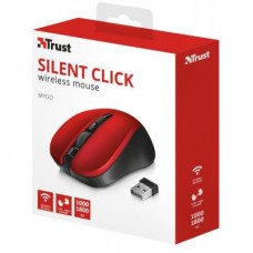 Мышь Trust Mydo Silent wireless mouse red (21871)