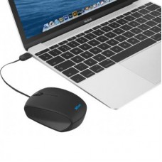 Мышь Trust USB-C retractable mini mouse black (20969)