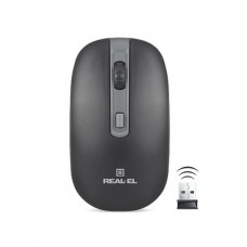 Мышь REAL-EL RM-303 Wireless Black/Grey USB